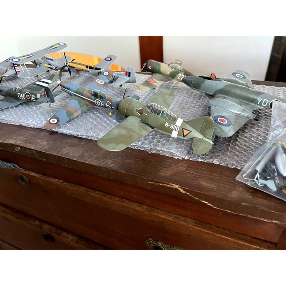 Lot of 10 mixed WW2 Bomber and Fighter Aircraft - Junkyard: parts/repair - Picture 5 of 5